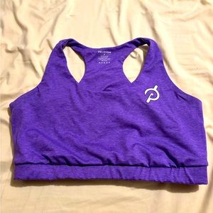 Peloton bra XL purple